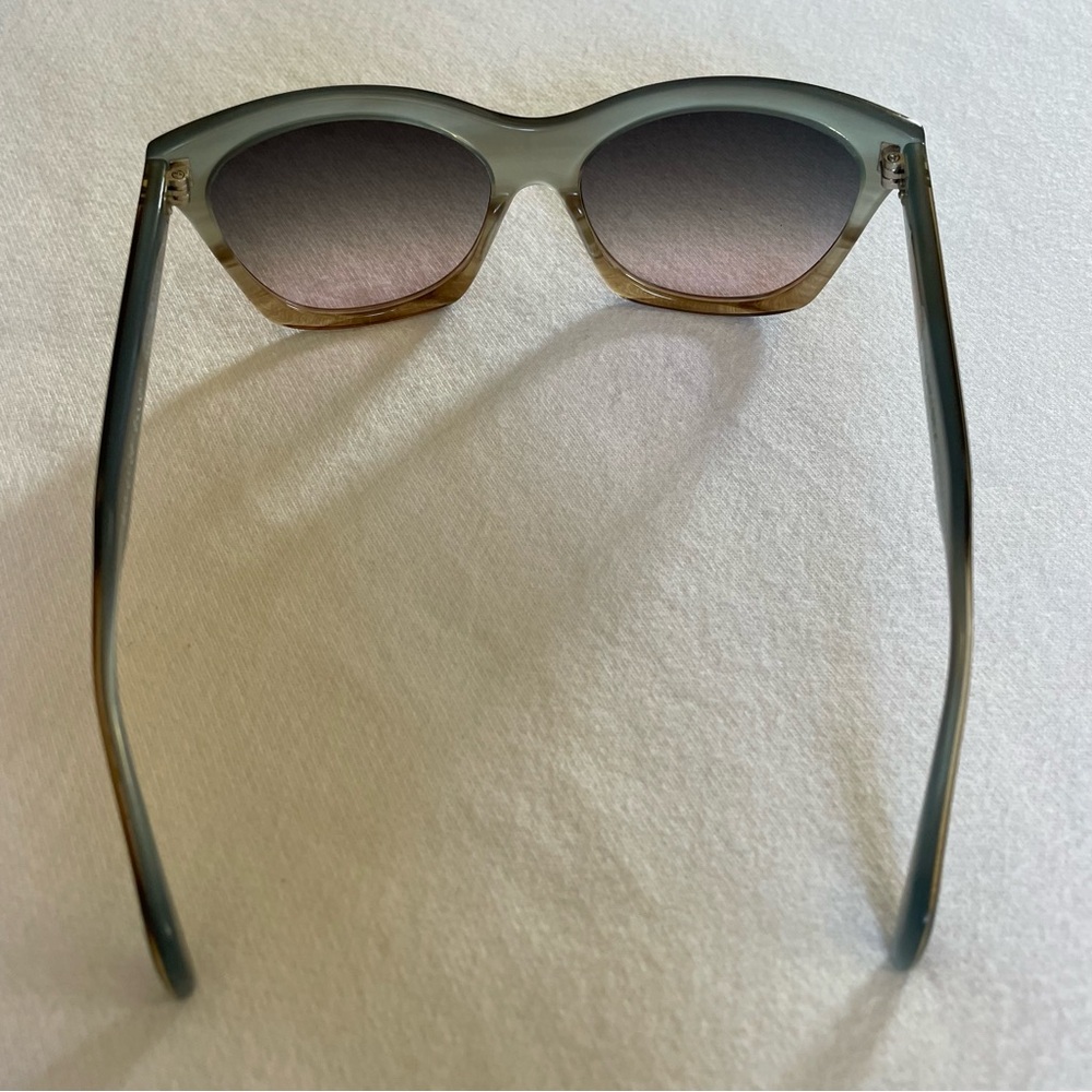 Derek Lam Chelsea Sunglasses Blue Gradient - Picture 4 of 6